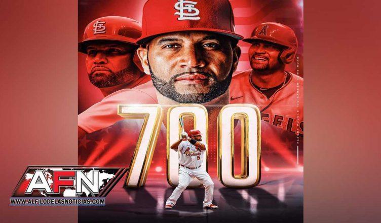 Video Albert Pujols Pega Dos Jonrones Y Es El Cuarto En Llegar A 700 En Las Grandes Ligas Al